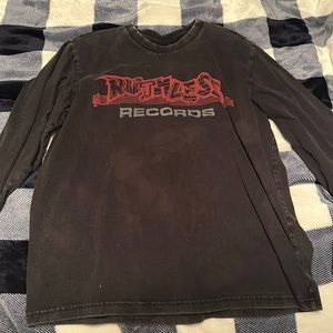 Long sleeve ruthless records shirt
